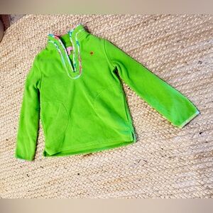 Lilly Pulitzer green 1/4 zip pullover size 8